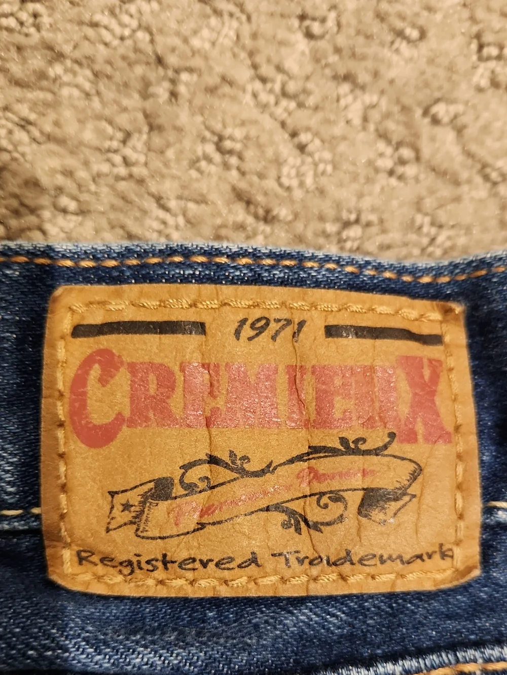 NEW CREMIEUX Men's Blue Denim Jeans - Classic  Bootcut 38x30